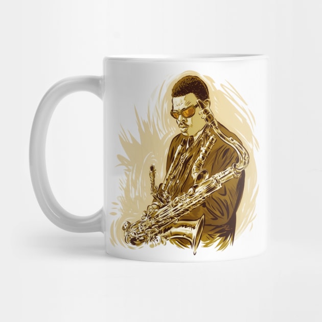 Roland Kirk - An illustration by Paul Cemmick by PLAYDIGITAL2020